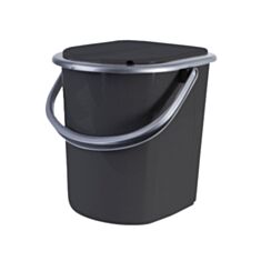 Відро-туалет Алеана 22 л граніт/сірий - фото