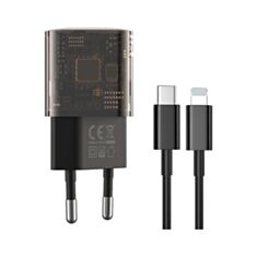 Зарядное устройство сетевое  XO CE05 PD30W/QC18W Lightning - фото