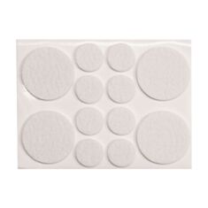 Прокладки самоклеящиеся войлочные Vorel 74838 20/38 мм 12 шт - фото