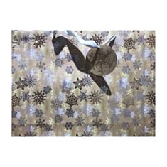 Пакет подарочный Гулливер Снежинки 291634 52 см - фото