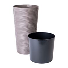 Горшок Алеана Фьюжн 115098 35,5*66 см капучино - фото