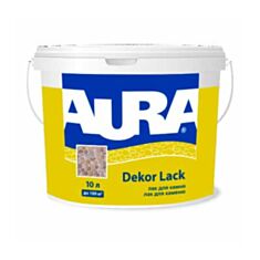 Лак для каменю Aura Decor Lack акриловий напівглянцевий 10 л - фото