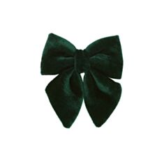 Декор новогодний Бант из бархата BonaDi 821-257 13 см изумрудный - фото