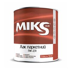 Лак паркетний Miks Color ПФ-231 глянцевий 2,3 кг - фото