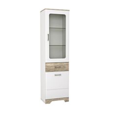 Витрина Mulatto A дуб/белый матовый - фото