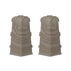 Кут зовнішній для плінтуса Arbiton Indo70 20 дуб бургос 2 шт - фото