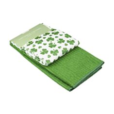 Набір серветок Home Line 120303 Конюшина зелена з мікрофібри 40*60 2 шт - фото