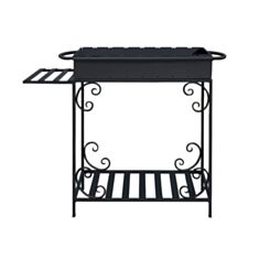 Мангал с дровницей Mzavod Гефест MD12-4 на 12 шампуров 4 мм - фото