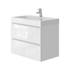 Тумба Ювента Savona Sv-70 с умывальником Varna 70 см белая - фото