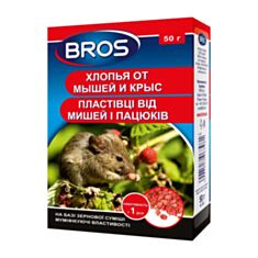 Пластівці від мишей і пацюків Bros 7981 50 г - фото