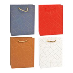 Пакет подарунковий Дім Упаковки 1866S 18*23*8 см в асортименті - фото