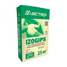 Штукатурка стартовая IzoGips MS Euro Power гипсовая 25 кг - фото