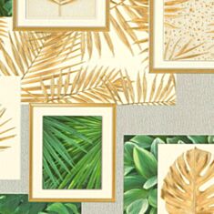 Шпалери вінілові Слов'янські В49,4 Віват листя 5839-03 - фото