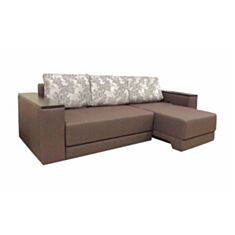 Диван кутовий Лего тканина Деко коричневий - фото