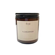 Свічка ароматична 4'est Flowerhead в склянці з кришкою 250 мл - фото