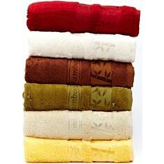 Рушник Romeo Soft Bambu Life 50*90 коричневий - фото
