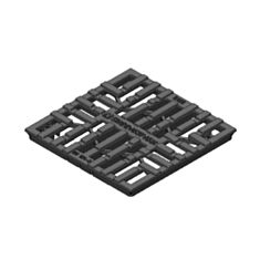 Решітка водоприймальна Spark Basic РВ-28.28-ВЧ 333022 щілинна чавунна - фото