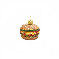 Ялинкова іграшка скляна ручної роботи Orbital Бургер - фото