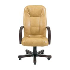 Крісло для керівників Richman Севілья вуд кремове - фото