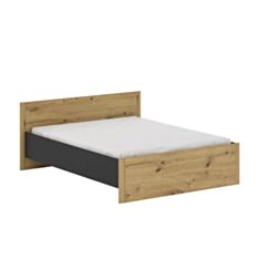 Ліжко Martin Z2 дуб артізан/чорний - фото