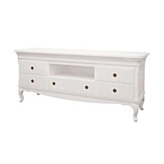 Тумба під телевізор Відень на ніжках біла - фото