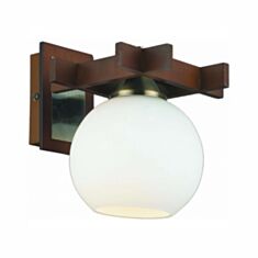 Бра Altalusse Antique brass & Walnut INL-3089W-01 - фото