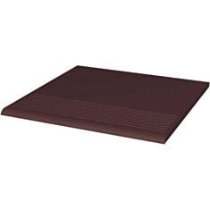 Клинкерная плитка Paradyz Natural brown ступень 30*30 см - фото