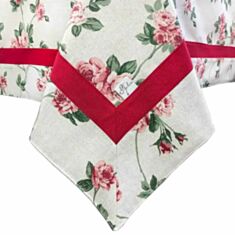 Скатертина Прованс Глорія квіти з кантом 136*180 см - фото