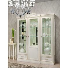 Витрина Merx Венеция ВН130В белая 26003299 - фото