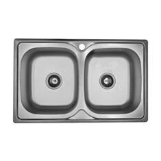 Кухонная мойка Kroner KRP-Satin 5080Z 0,8мм 50*80*17 см сатин - фото