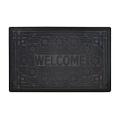 Коврик Мой Дом TZR01458/Gr с кромкой и узором 50*80 см серый - фото