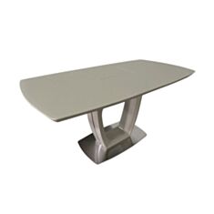 Стіл обідній розкладний Євродім Arizona Т-7066 beige satin - фото