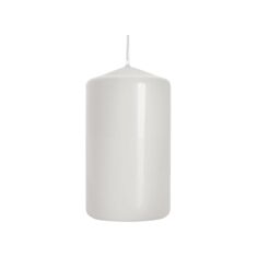 Свічка циліндр Bispol 50 090 4*6 см біла - фото