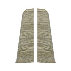 Комплект заглушок для плінтуса Salag SG75 F6 дуб янтарний - фото