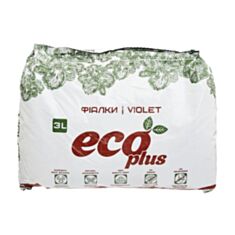 Торфяной субстрат Eco Plus Фиалка 3л - фото