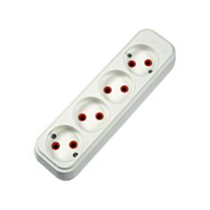 Колодка Profitec PRFGRP 1010400000 4 гнізда без заземлення - фото