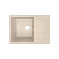 Кухонная мойка Rio Terra 62*50 см бежевая - фото