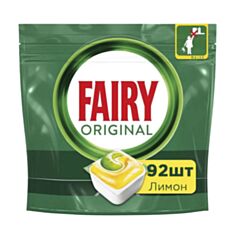 Таблетки для посудомоечных машин Fairy 26945 Лимон 92 шт - фото
