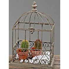 Клітка декоративна металева 2672000 24*16*37см - фото