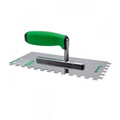 Гладилка нержавеющая Yoshimoto Y03-322 зуб 8*8 ручка 2К 270 мм - фото