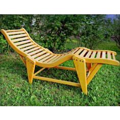 Лежак відпочинковий нерозкладний №8(бук) - фото