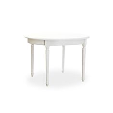 Стіл обідній Merx Luigi D110 білий 26003725 - фото