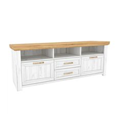 Тумба під телевізор Sudbury B дуб крафт білий/дуб крафт золотий - фото