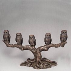 Подсвечник Совы 76415 А4 40*23см - фото