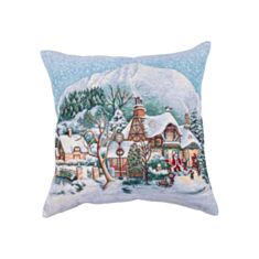 Наволочка новогодняя гобеленовая Limaso ZERMAT CO3-NV 45*45 см - фото