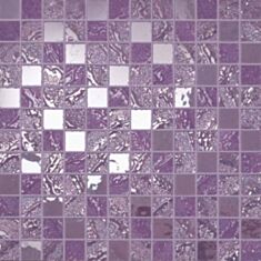 Мозаика Supergres Four Seasons Tulip mosaico viole 30*30 см фиолетовая - фото