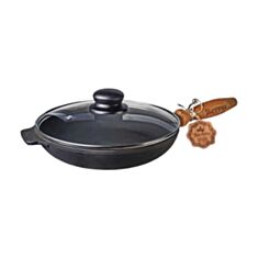 Сковорідка з кришкою Maysternya Т304С3 24 см - фото