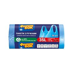 Мішки для сміття Фрекен Бок з ручками 35 л 30 шт - фото