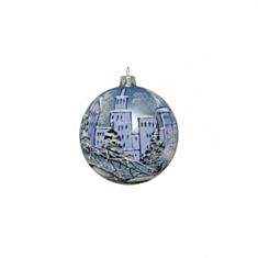 Ялинкова іграшка скляна ручної роботи Orbital М-282 mix 10 см  - фото