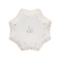 Тарелка фарфоровая BonaDi Зимняя сказка 498-301 15 см - фото